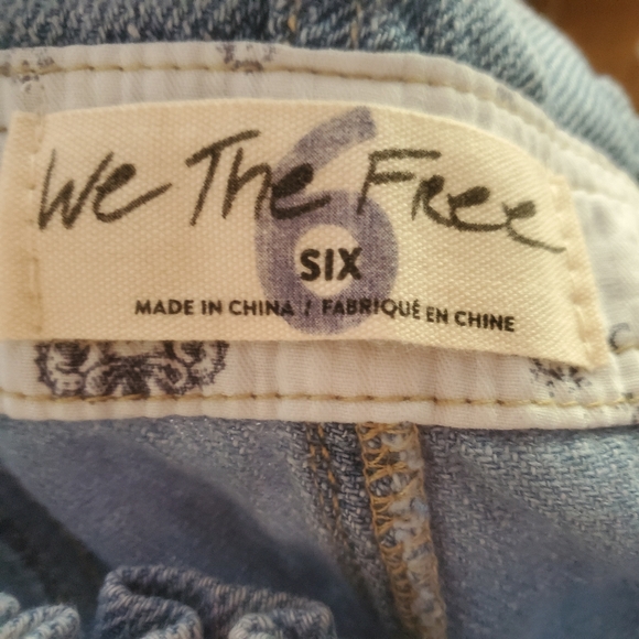 We The Free Mover and Shaker Paper Bag Jeans Sz 6 - Picture 4 of 8